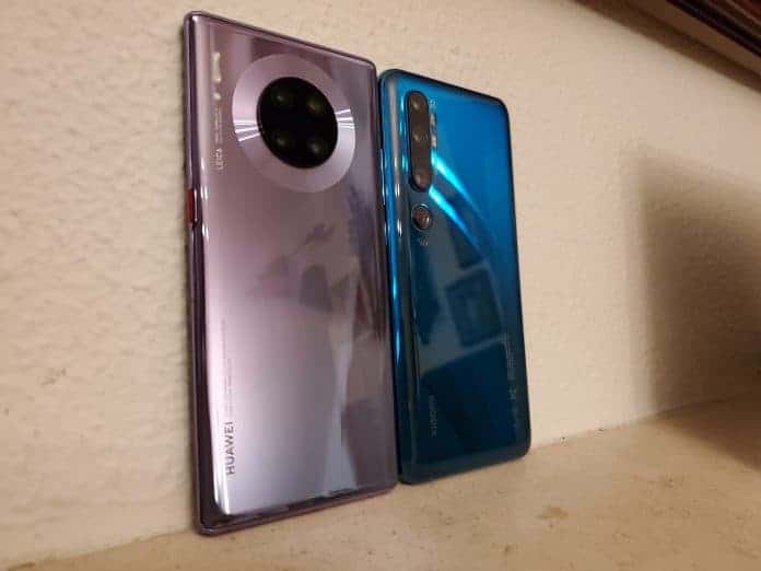 Note 10 vs Mate 30