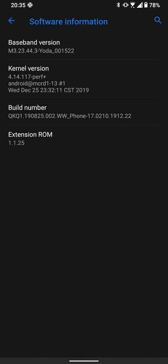 Android 10 para o ASUS ROG Phone II