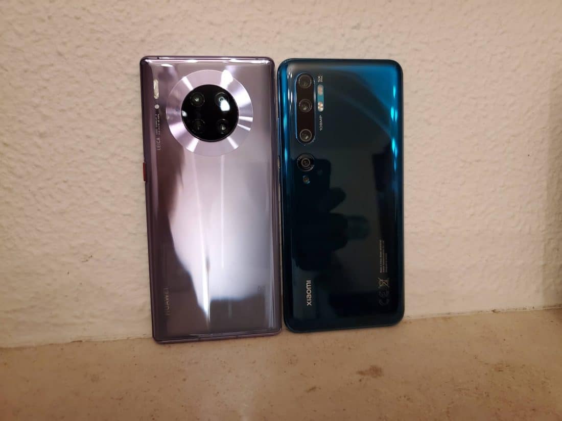 Mi note 10 vs Mate 30